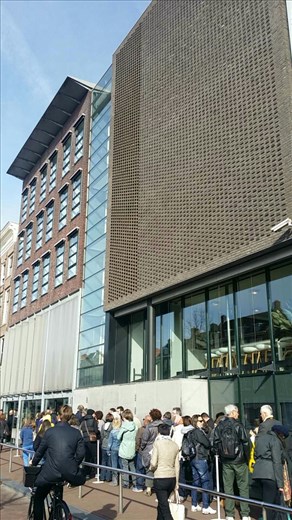 The ann frank house, where we went up into the hidden attic where ann and her family hid from the Germans!