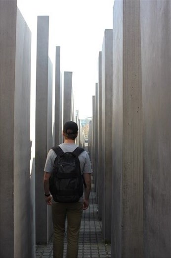 The Holocaust Memorial.. over 2,000 of these blocks.. All individually different to the last one