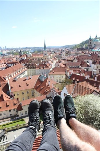 The view from the castle!