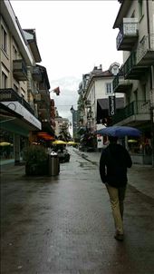 Walking the streets of Interlaken. . In the rain. : by hethoandstokesyseuropeanadventure, Views[259]