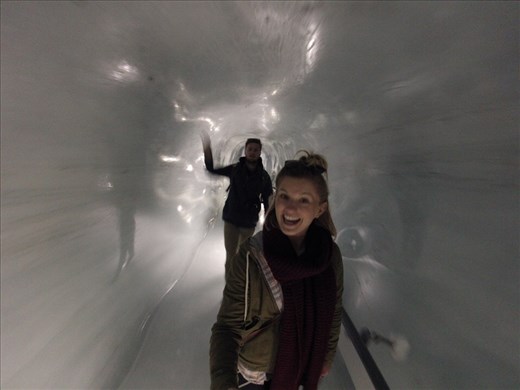 As apart of the building on top of Jungfrau they have this room called the ice palace. More for entertainment for the kids I think, but us not being much older in mind as a 5 year old we found it pretty cool