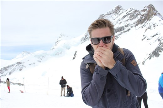 It was freaking cold at the top!!