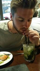 Getting tom onto the €5 mojitos.. it wasn't hard: by hethoandstokesyseuropeanadventure, Views[218]