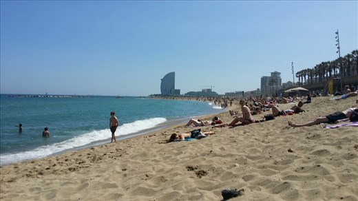 Barceloneta Beach!