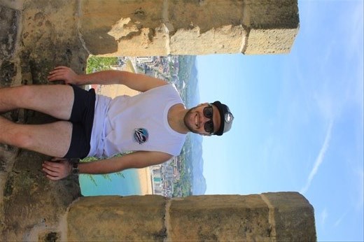 The top of the jesus hill