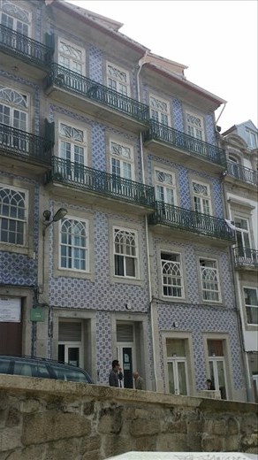 Our pretty little hostel.. a lot of the housing is run down but some of the tiled houses are still well maintained