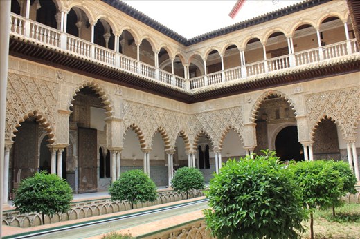 Inside the Alcazar