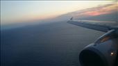 My favorite flight so far, flying over the islands and landing in Santorini at sunrise!: by hethoandstokesyseuropeanadventure, Views[358]