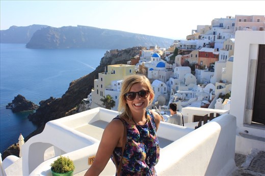 Oia! This is your typical Santorini that you all picture!