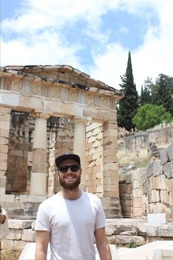 Our 2 day tour! This was the archeological site of Apollo, the son of Zeuss