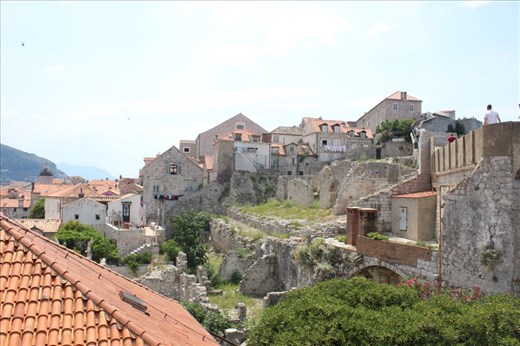 Parts of the old town that hasn't been rebuilt 