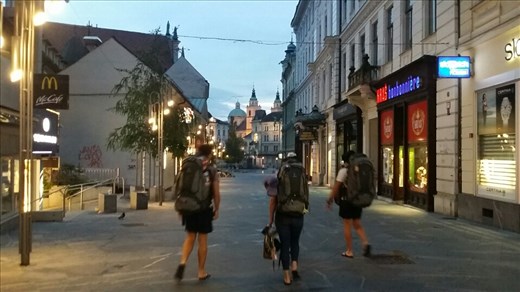 Getting up at the Crack of dawn to leave Ljubljana for a 12 hour train ride to Bosnia.... and Maccas  was closed!! Noooo