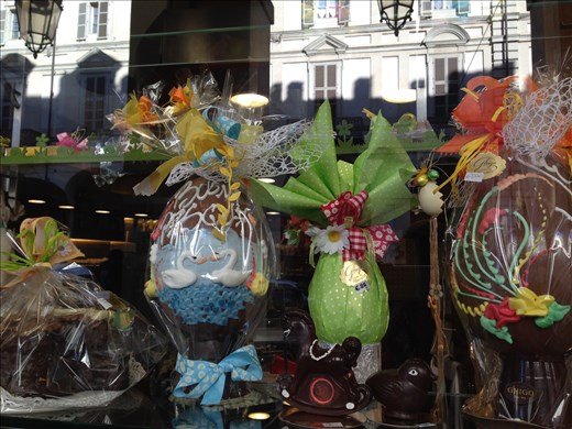 Easter chocolate in Torino