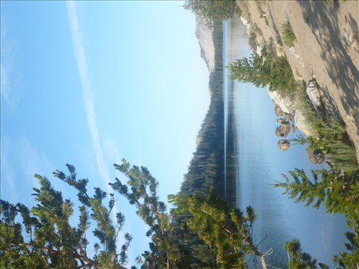 Early morning over a Yosemite lake.