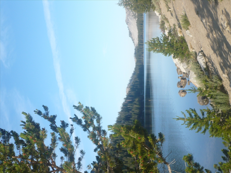 Early morning over a Yosemite lake.