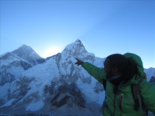 At the Summit of Kala Patar on 25th Feb 2017 photo Credit; Marcel Karl