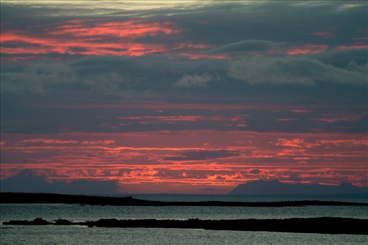 Or, the most powerful sunset you'll ever see as you reach the edge of the world.