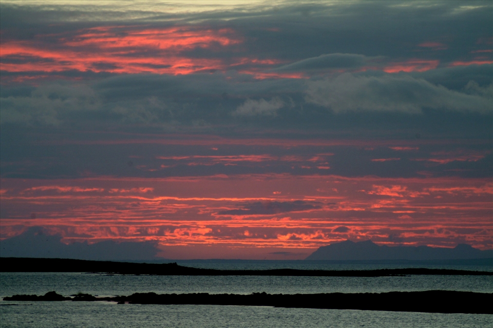 Or, the most powerful sunset you'll ever see as you reach the edge of the world.