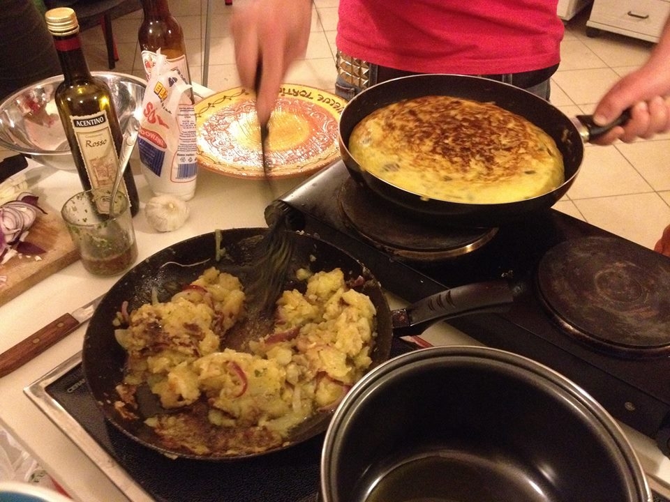 Tortilla in cooking club