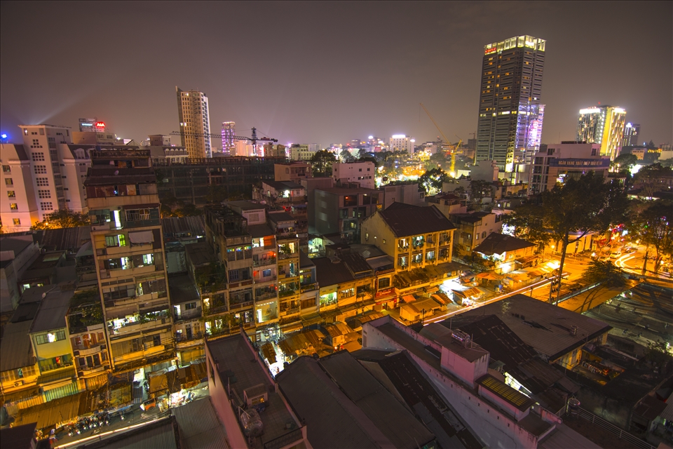 Ho Chi Minh city of contrasts....
