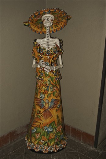 Catarina --Day of the Dead ceramic statue