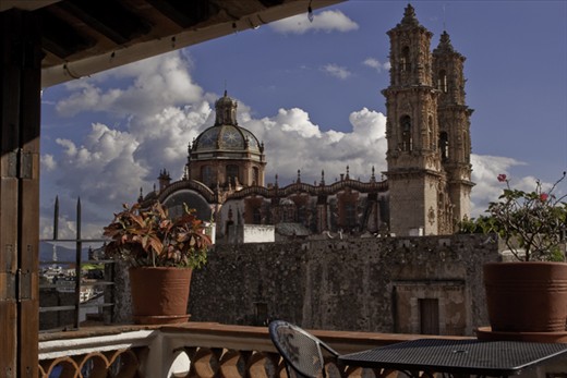 View from the balcony of our B&B