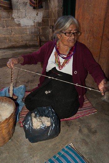 This is how you spin it-- Grandma shows us how