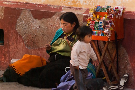 They sat on that same corner day and night for the whole week