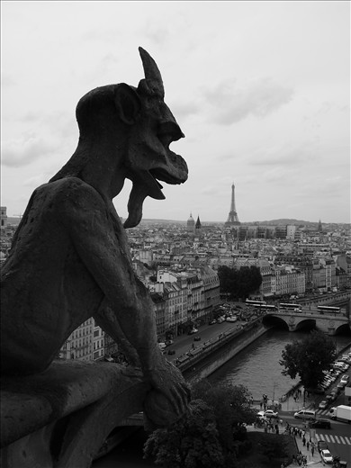 A very sophisticated view of the city.