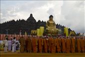 Buddhist monks from various countries attend at Borobudur temple during celebra: by holylandofborobudur, Views[314]