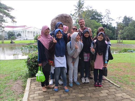 Just a flock of randoms who couldn't pass up a photo op