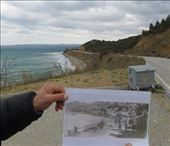 Now and then shots of ANZAC cove with a photobomb by a garbage bin.: by homeless_harry, Views[344]