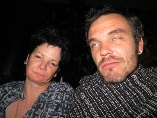 Kirsty and I have so many good photos together. This is definitely not one of them.