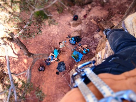 An alternative climber's perspective.