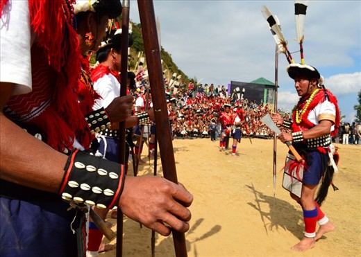 The Sumis assemble before they leave for hunt