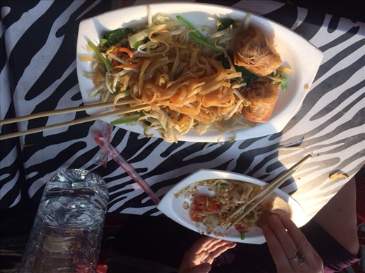 Bangkok street pad Thai, amazing 