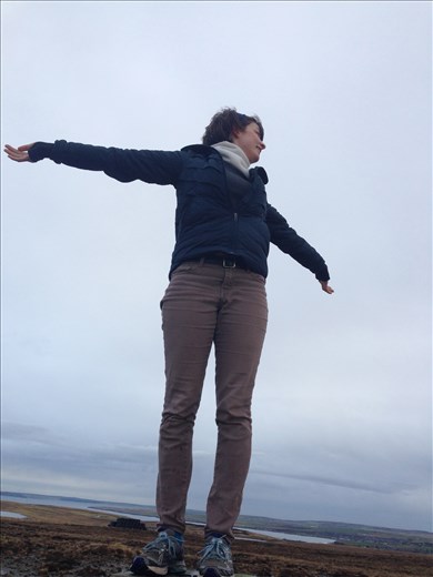 Me at the highest point in Scrabster, Scotland just outside of Thurso. 