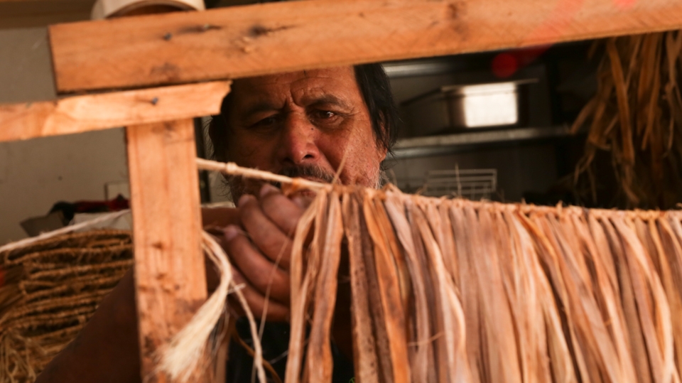 The more is in the making. The more is a traditional skirt made from the bark of the burau tree after it has been properly prepared. The whole family is involved with the meticulous work of costume making. Participation in the Heiva festival is important not only for the dancers themselves, but also for the parents and grandparents who are proud to see the youngsters committed to ancient arts and traditions. 