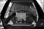 The coffin in the back of the hearse. Ready to be transferred for the funeral.: by hwhittaker, Views[335]