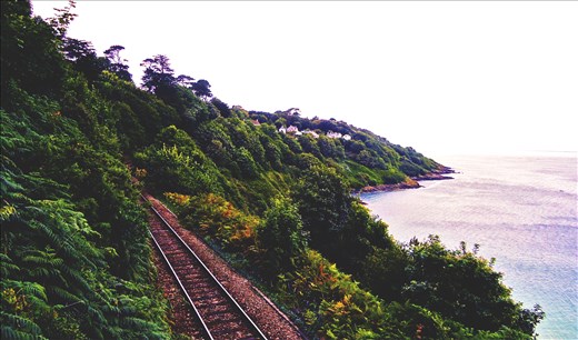 train tracks into the unknown