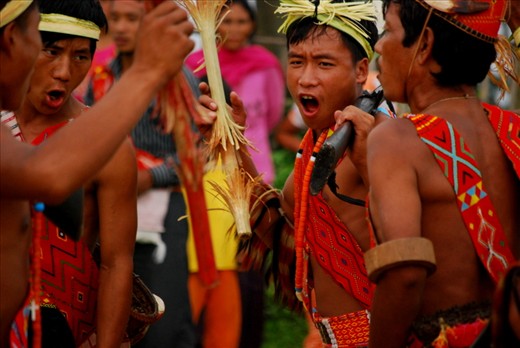 Wanchos are traditionally a headhunting tribe who practise hunting and farming for livelihood. 