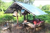 Grave at Muara Mea Village. Muara Mea villagers usually put personal belongings of people who died in the grave. The personal belongings will remain there until the shadow spirit of the deceased has left Gunung Lumut toward heaven.: by iamdreamcatcher, Views[941]