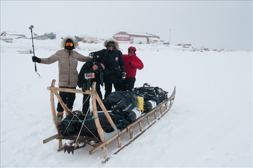 When the weather works against you.  Turning around.