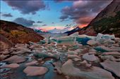 Colorful morning in front of the 