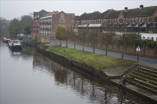 Urban fisherman's morning.