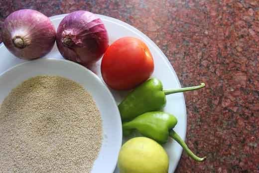 Raw Ingredients. The white poppy seeds!