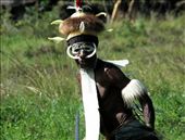 Formerly, he is warlords in Obia village. Now, he led Tari Perang (War Dance) : by imageworld, Views[671]