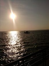 A lone fishing boat in the seas of Goa: by imansadhu, Views[335]