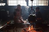 Early morning by the irori hearth at Tomaya Inn.  This was my first day in tsunami scared Tohoku and I found myself staying the amazingly generous and just lovely Mr and Mrs Tomaya.: by inaka, Views[616]