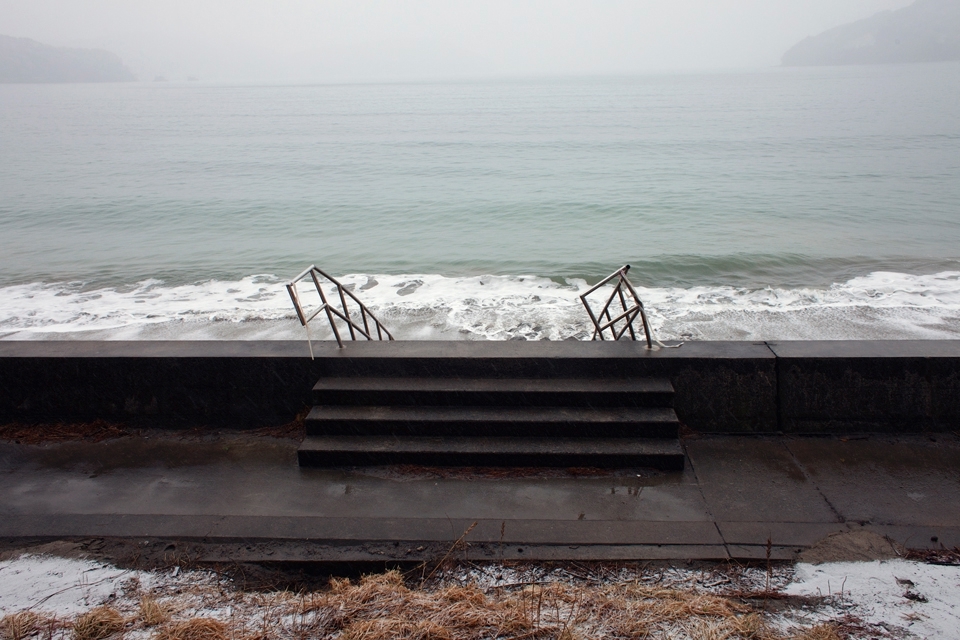 Nehama beach.  I came here at 6am after hearing from a local physio therapist that this had been his favourite time of the day to visit.  This man had lost family members and his home near to the beach and this period of time around the anniversary was proving deeply sad for him.  We spoke for a short time and he said I should go see how sand was finally returning to Nehama and that he was sorry he couldn't take me.